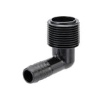 Codo de tubería flexible de elevación de 3/4" MPT x 1/2" púa 94360