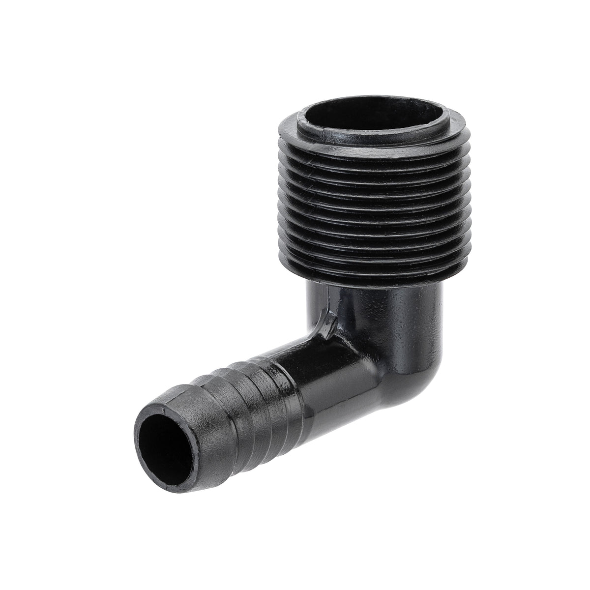 Codo de tubería flexible de elevación de 3/4" MPT x 1/2" púa 94360