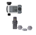 B-hyve XD Bluetooth 1-Outlet Hose Faucet Timer with B-hyve Flood Sensors | 71103