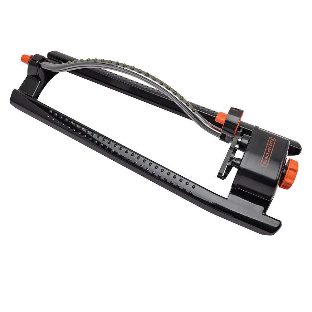 Aspersor oscilante de metal BLACK+DECKER® para 3,600 pies cuadrados BD3435