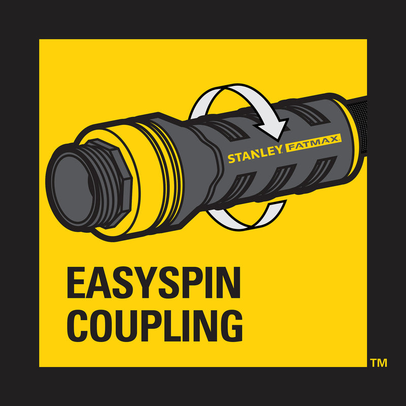 Stanley 100 ft x 5/8" Fabric Hose w/Swivel Coupling