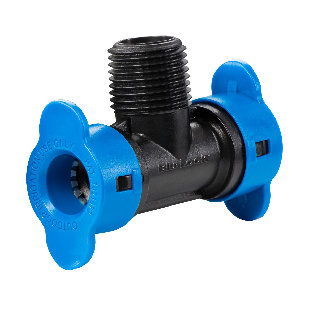 Conector en T Blu-Lock de 1/2" x MPT de 1/2" 31979