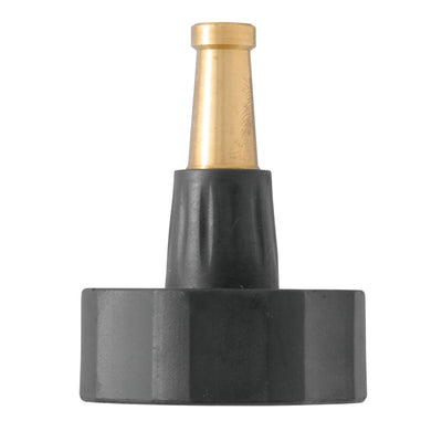 Heavy duty pro series brass sweeper nozzle with rubberized non-slip grip.
