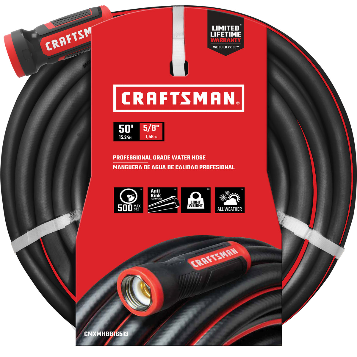Manguera Polyfusion Craftsman de 50 ft x 5/8" CMXMHBB16513