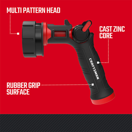 Craftsman® Heavy-Duty 7-Pattern Water Nozzle
