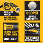 Manguera de agua de nivel profesional DEWALT de 30,5 m x 1,6 cm | DXMH3288