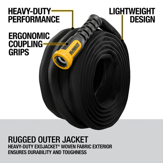 DEWALT Heavy-Duty Professional Grade Fabric Hose
