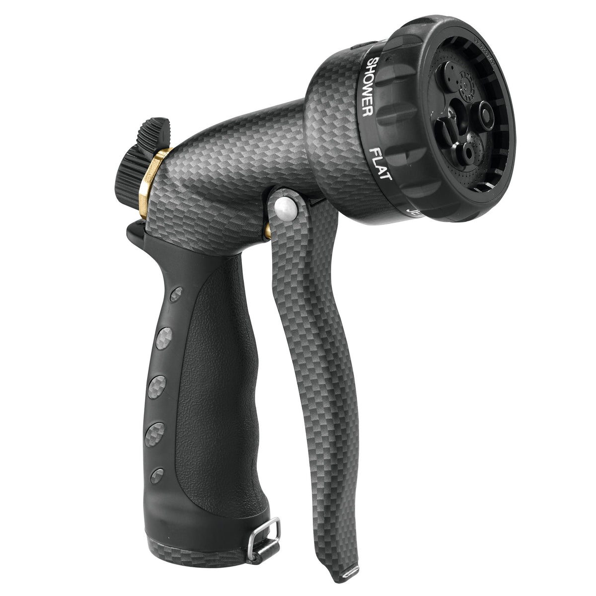 7-Pattern Zinc Front Trigger Nozzle, Graphite 56974 — Orbit