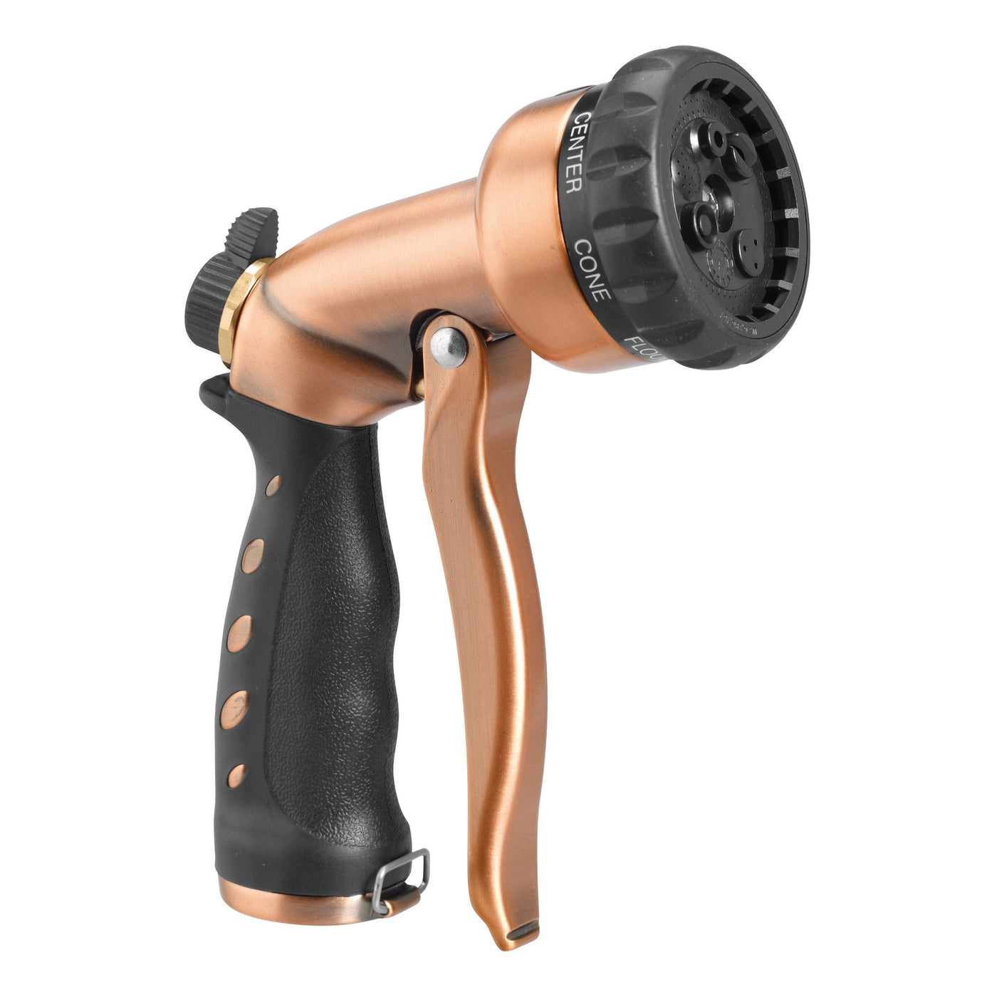 7-Pattern Zinc Front Trigger Nozzle, Copper