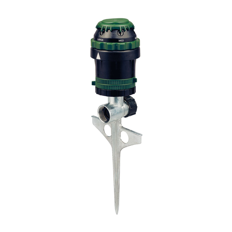 H2O-Six® Gear-Drive Sprinkler on Metal T Spike 58573