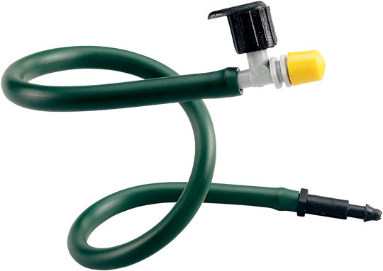 Hanging Basket Drip Irrigation Watering Kit with 1-Outlet Digital Hose Faucet Timer