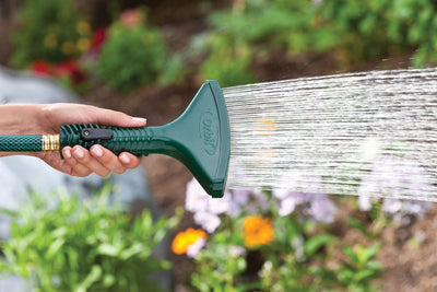 Plastic Fan Spray Shower Nozzle with Shut-Off Lever and Spike
