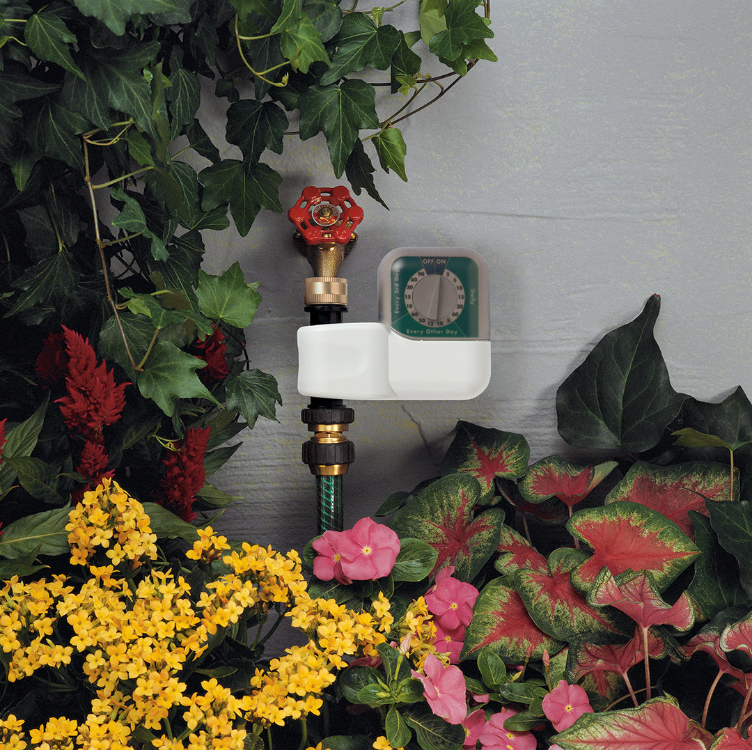 1-Outlet Automatic Single-Dial Hose Faucet Timer