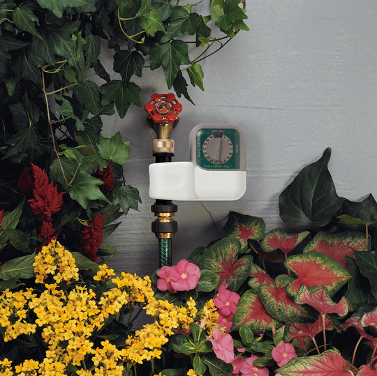 1-Outlet Automatic Single-Dial Hose Faucet Timer