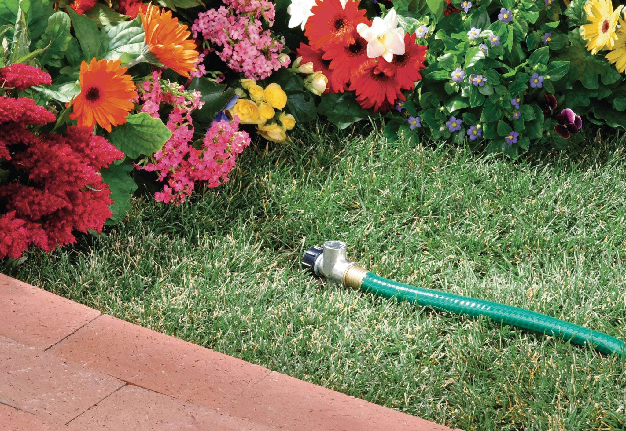 Zinc Flow-Through Spike Base for 1/2-in. MPT Sprinkler Heads