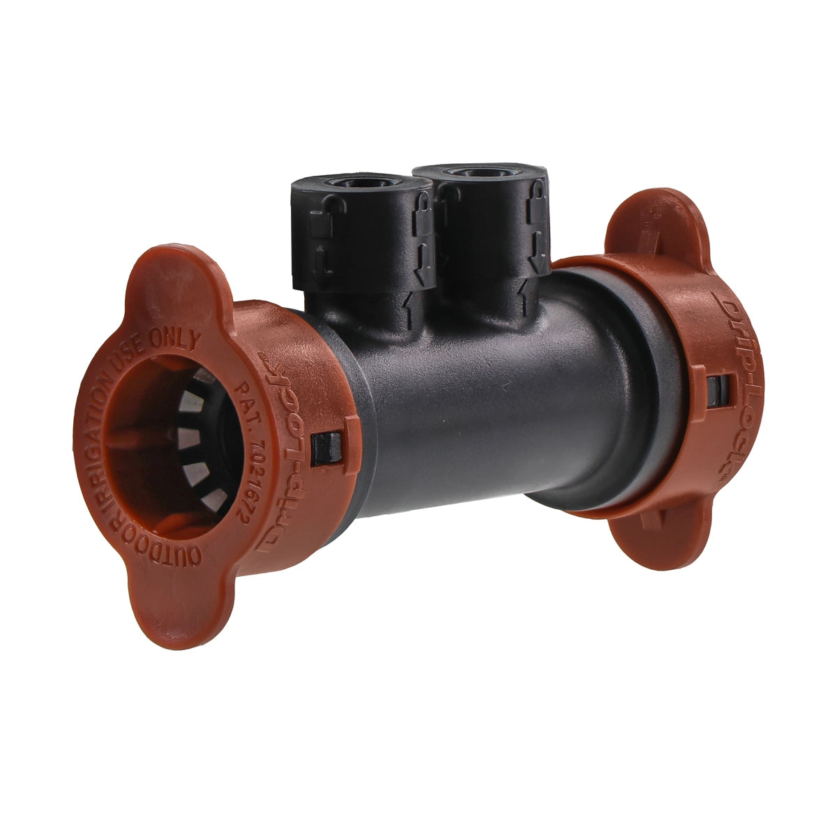 Colector de goteo de 2 puertos Drip-Lock de 1/2" x 1/4" 67046