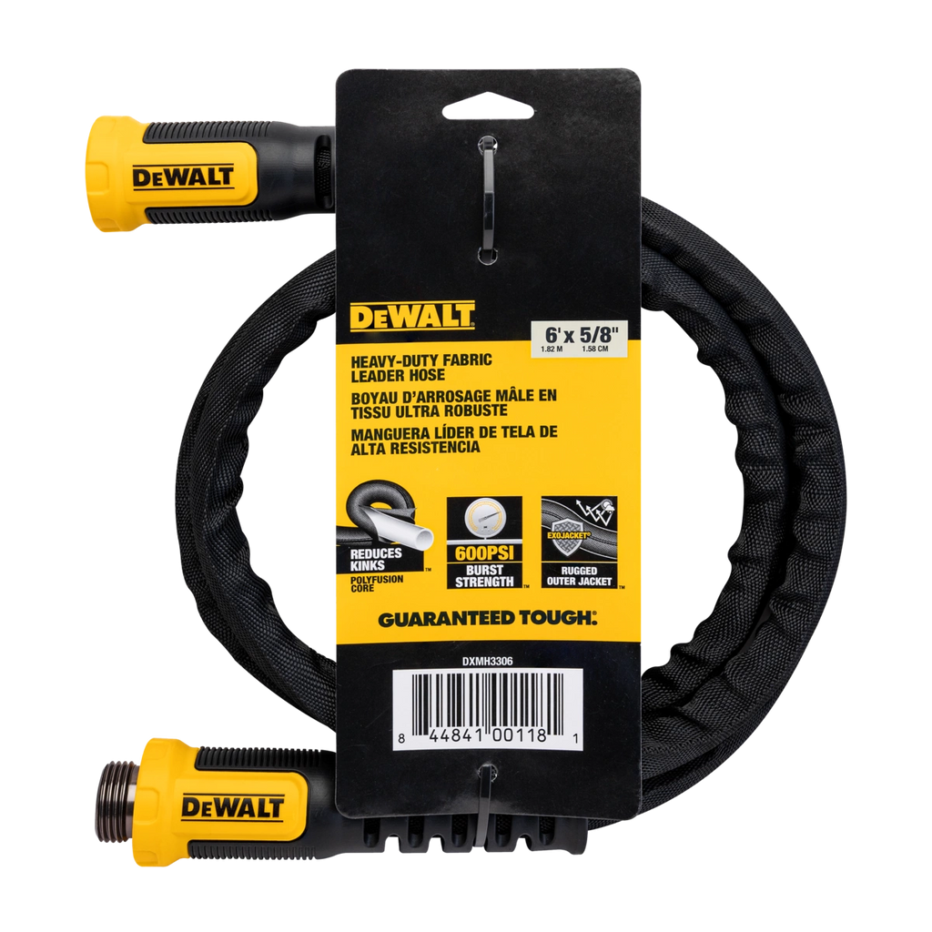 Manguera de tela de grado profesional de alta resistencia DEWALT® de 100 pies DXMH3304
