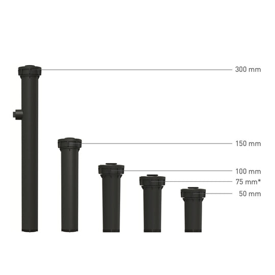 Pop-Up Spray Head Sprinklers with Adjustable Pattern Nozzles