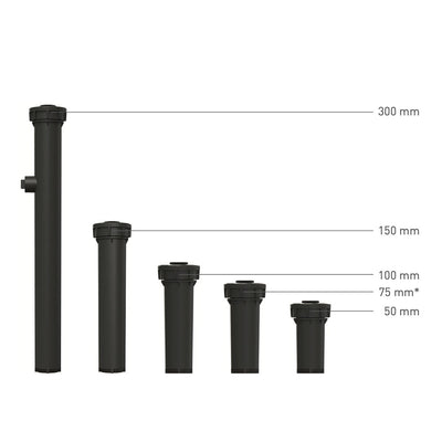 Pop-Up Spray Head Sprinklers with Adjustable Pattern Nozzles