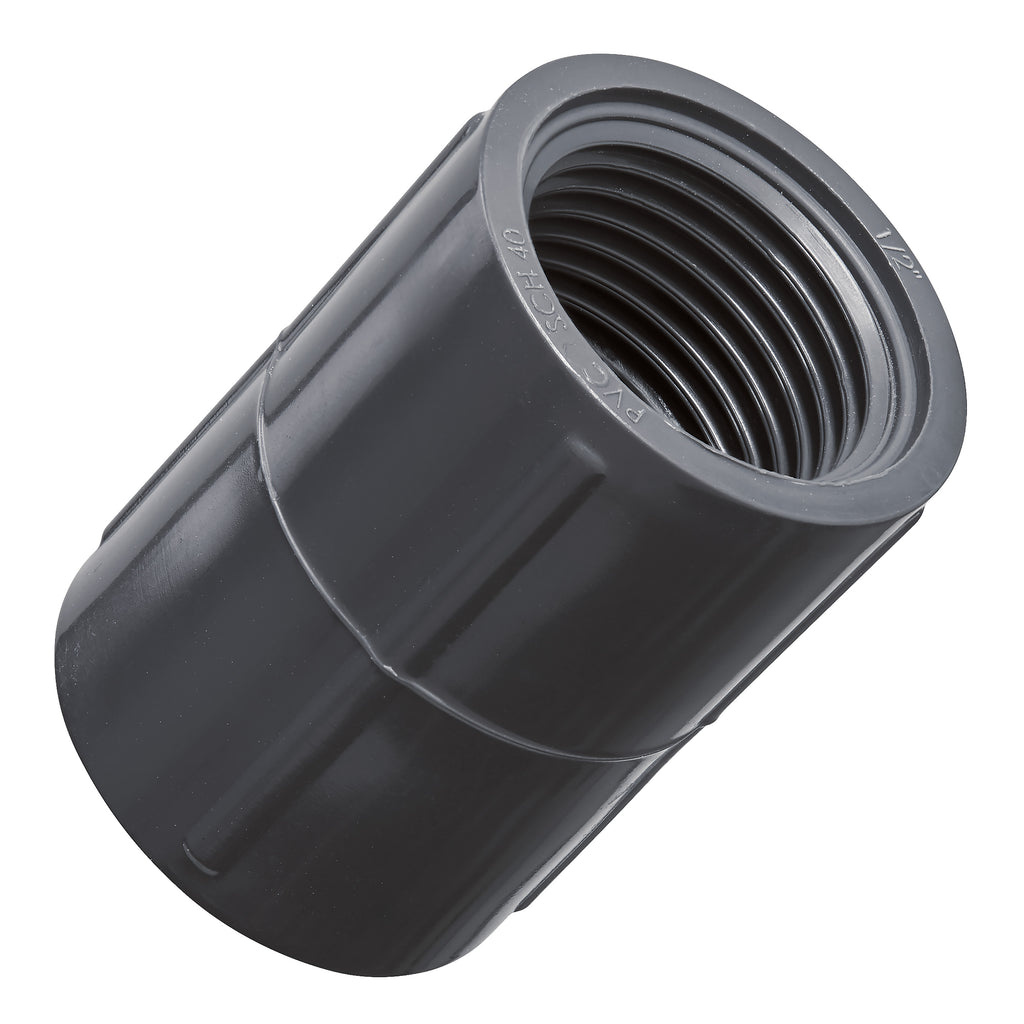 Acoplamiento de PVC FPT de 1/2" | 38413