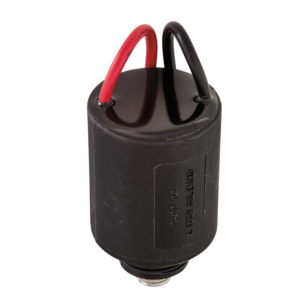 Válvula solenoide de enganche de 12 V con adaptadores para funcionamiento a batería 57869