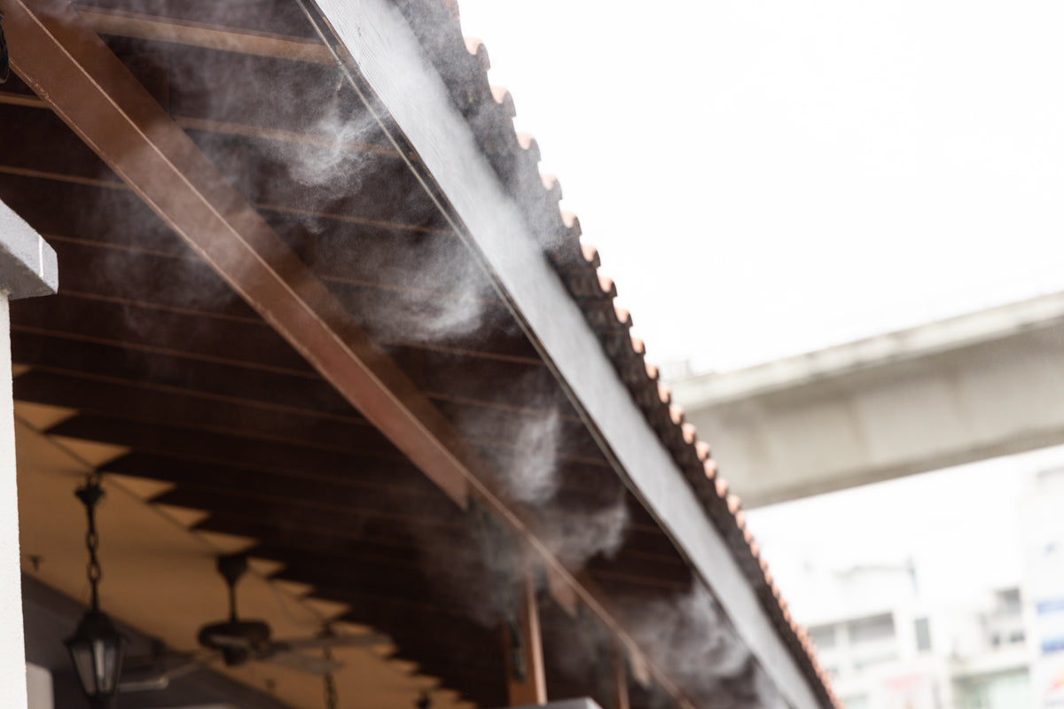 Sistema de refrigeración por nebulización profesional de latón de 12 pies con Slip-Lok 20090