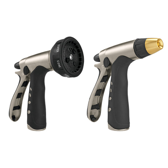 Metal Rear Trigger Hose Nozzle Dual Pack