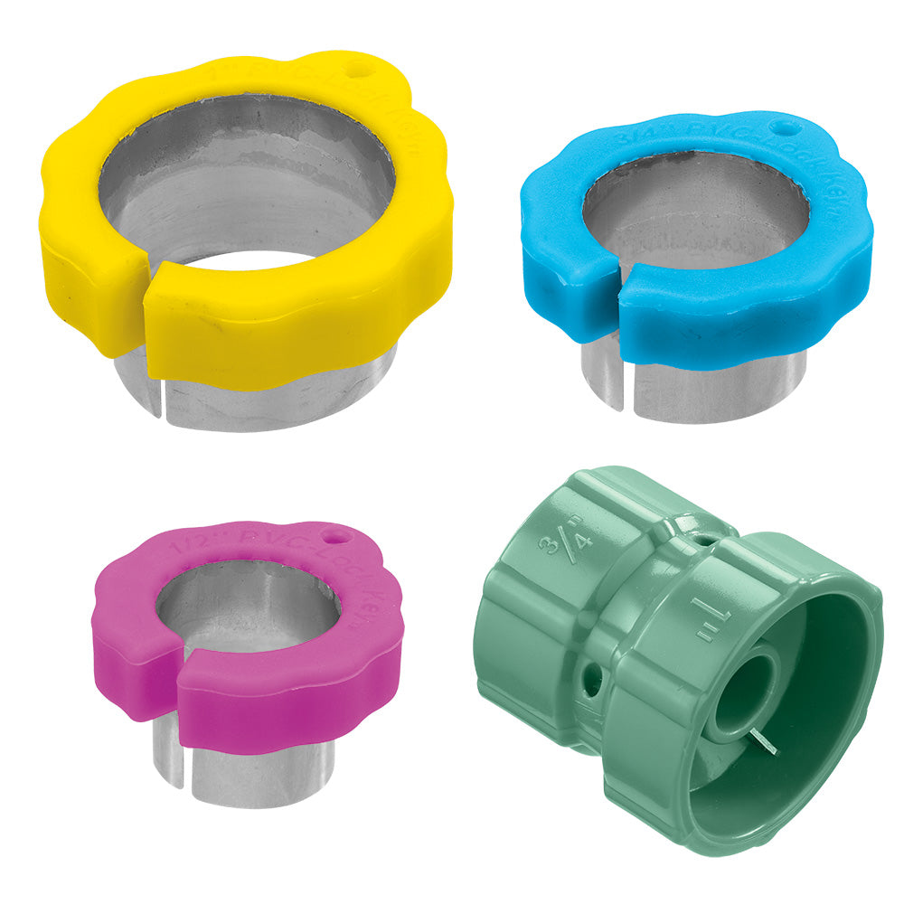 35809 - PVC-Lock® Release Tool Set. Works on 1 Inch and 3/4 Inch PVC-Lock® fittings.