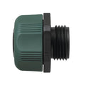 This Soft-Touch Male Hose Mender fits all standard 5/8-3/4 Inch garden hoses. The oversized gripping surfaces firmly secure the hose to the mender barb. Model number 56120.