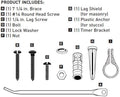 Kit de hardware, temporizador digital de 3 tomas