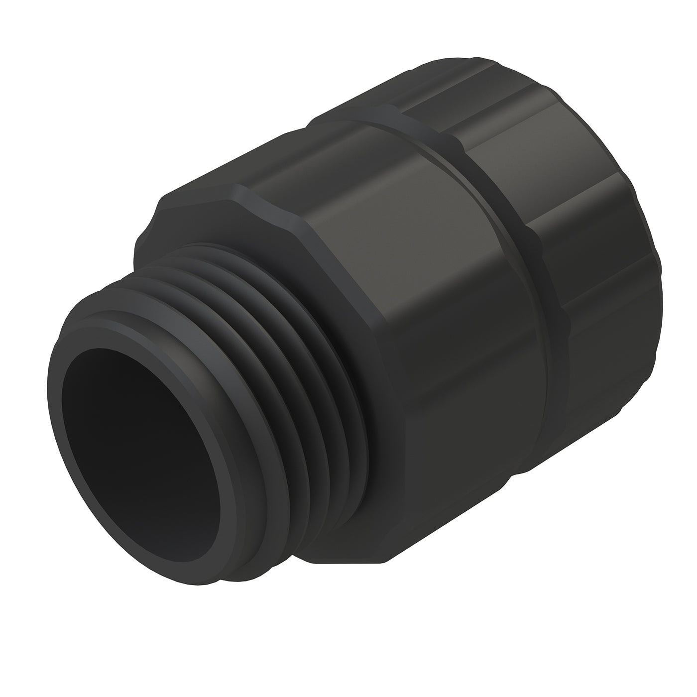 PushFit 5/8" Male Hose Mender, Plastic