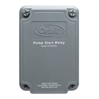 57009 - 1-2 Horsepower pump start relay automatically syncs your pump for watering with your automatic sprinkler timer. It is compatible with 24-volt sprinkler systems and includes a weather-resistant plastic case for outdoor installation.