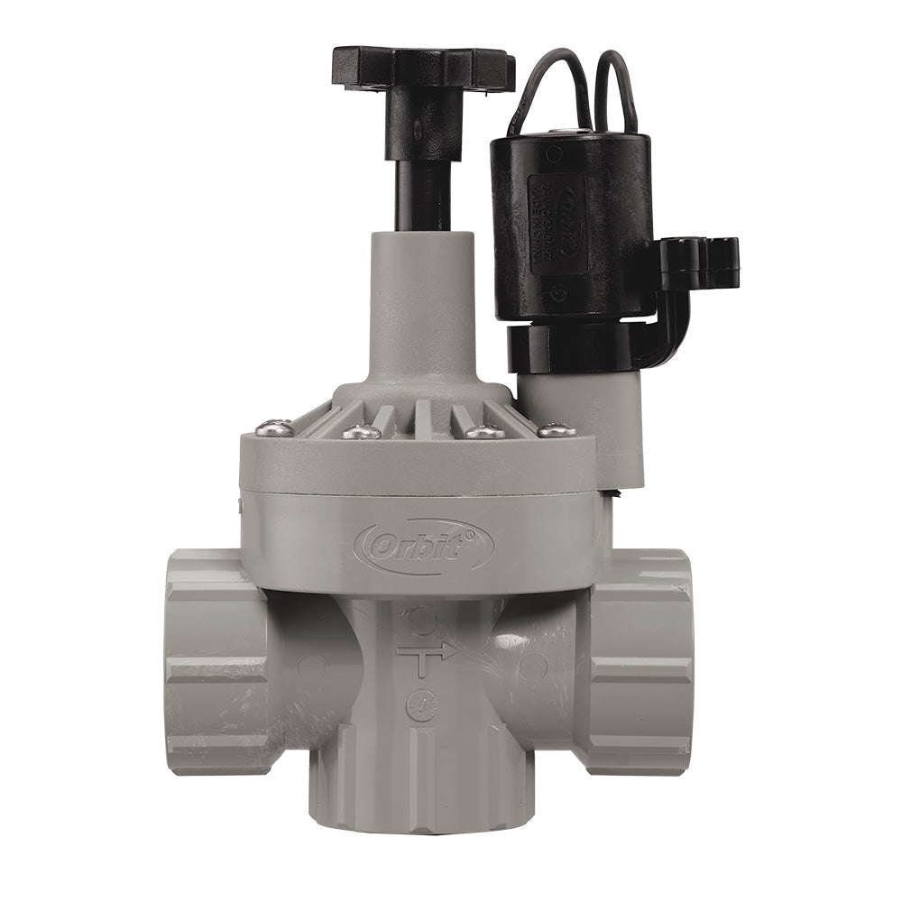 Válvula de aspersión en línea/angular automática Serie 100 de 1 pulg. FPT con control de flujo 57020