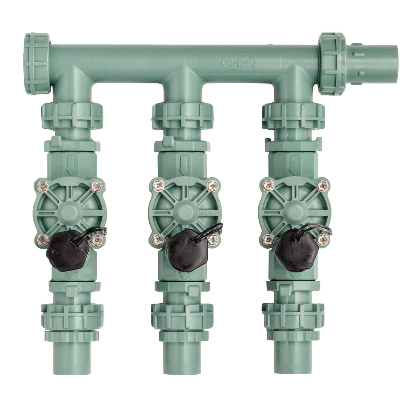 Part# 57253 - Sprinkler valve manifold - (3-valve)