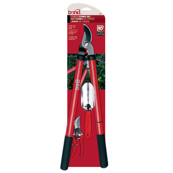 3-Piece Garden Tool Combo Set