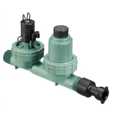 1-in. MPT 4-in-1 Drip Sprinkler Valve, Filter, Pressure Regulator, and Drip Irrigation Tubing Adapter