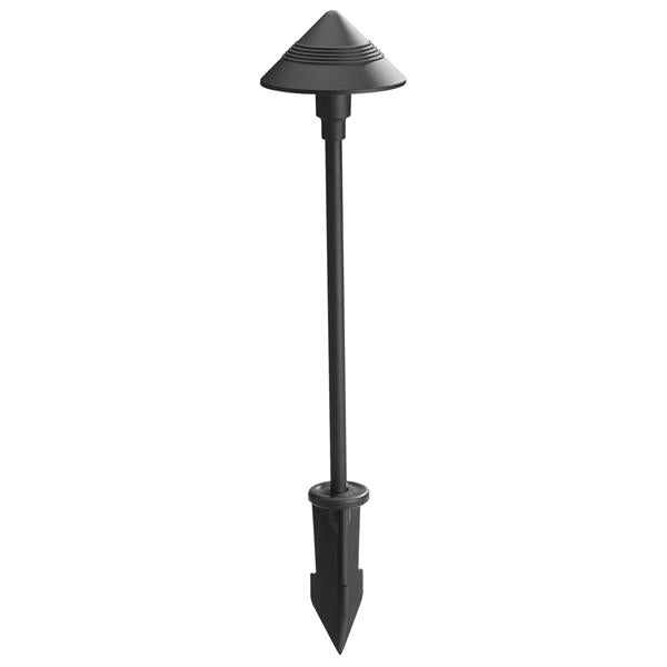 Luz de camino LED para exteriores de aluminio negro 86701