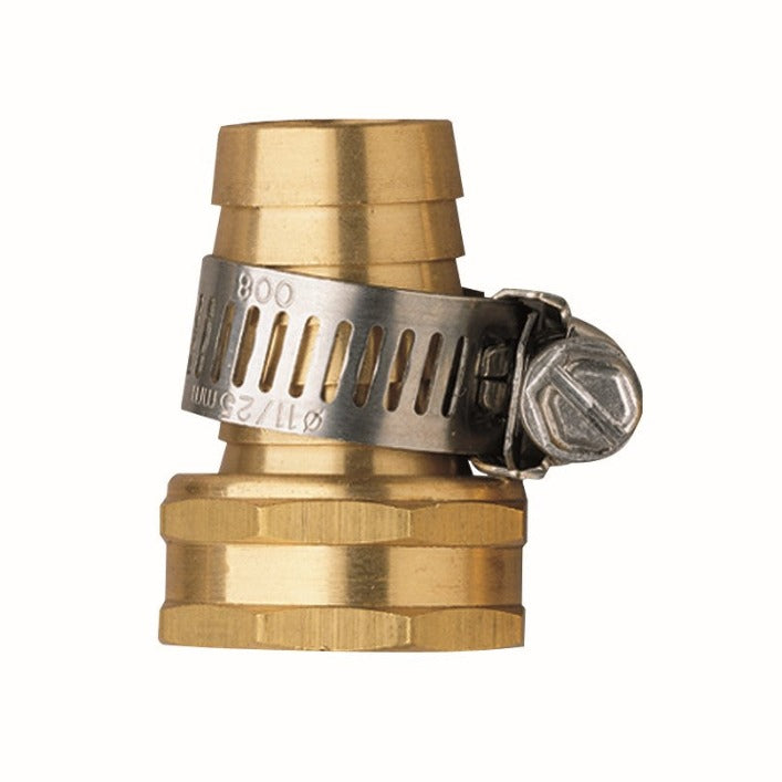 3/4 inch Female Brass Shank Mender - Hose Mender