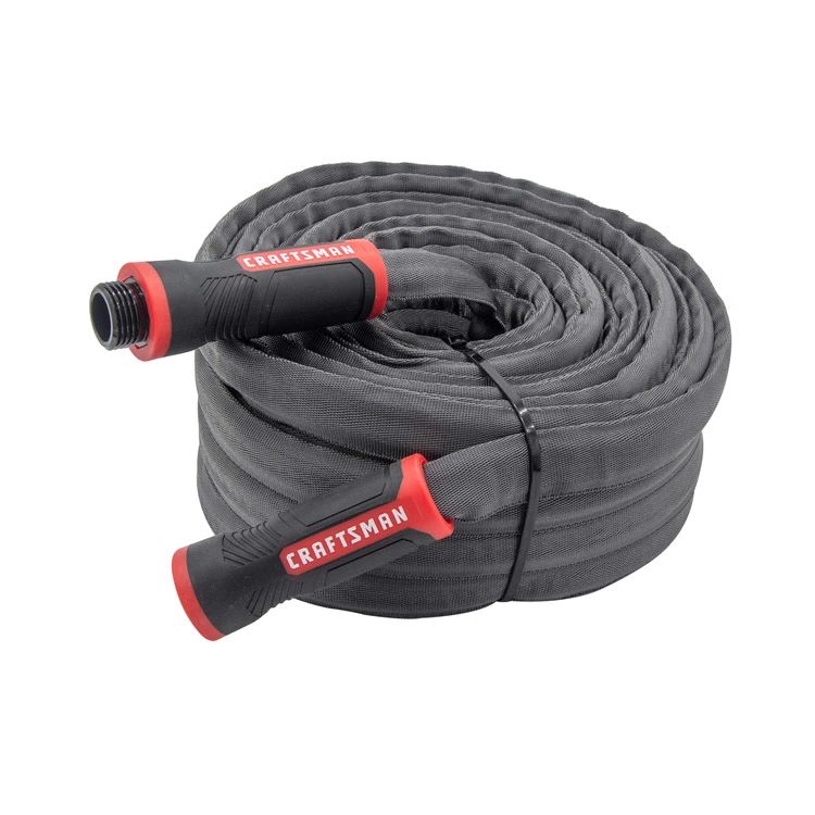 CMXMHBB16550 - The CRAFTSMAN 75 FT. Heavy-Duty Fabric Hose is lightweight, industrial-grade, and features innovative technologies to provide the best watering experience yet. The unique ExoShield Technology protects the inner hose integrity throughout a lifetime of watering. This hose is great for all your industrial, agricultural, and irrigation needs.