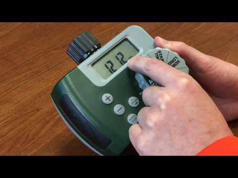 Temporizador digital de manguera para grifo de 2 salidas 58910