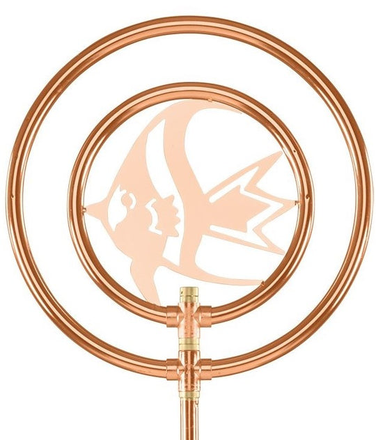 Decorative Spinning Sprinkler on Spike
