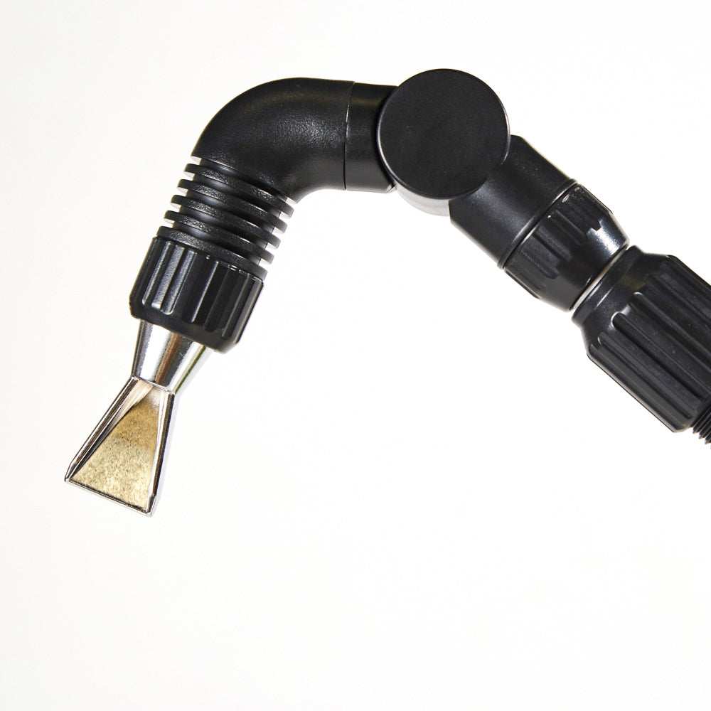 Zinc sweeper nozzle rotates 180Â°.